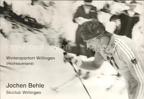 Willingen Sauerland Skiclub Willingen Jochen Behle Kat. Willingen (Upland)