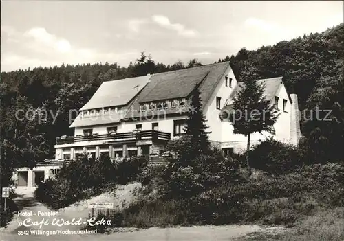 Willingen Sauerland Cafe Wald Eck  Kat. Willingen (Upland)