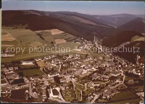 Willingen Sauerland Fliegeraufnahme Kat. Willingen (Upland)