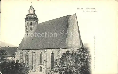 Hann. Muenden St Blasiikirche  Kat. Hann. Muenden