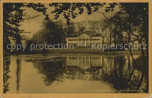 Hofgeismar Schloss Schoenburg Gesundbrunnen  Kat. Hofgeismar