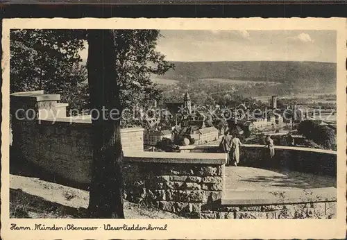 Hann. Muenden Weserlieddenkmal  Kat. Hann. Muenden