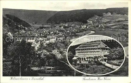 Helmarshausen Sanatorium Haus Kleine Kat. Bad Karlshafen