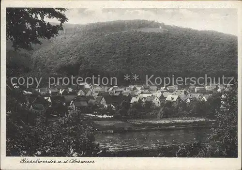 Gieselwerder Weser Kat. Oberweser