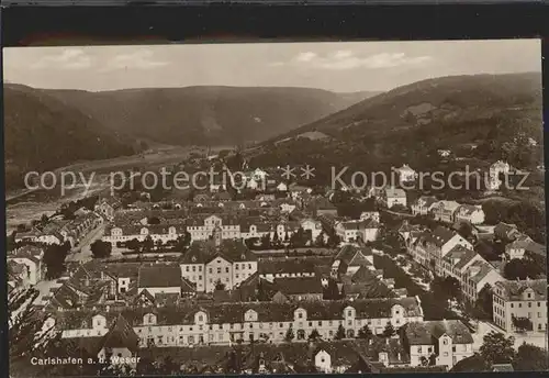 Karlshafen Bad Fliegeraufnahme Kat. Bad Karlshafen