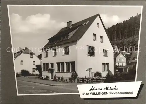Willingen Sauerland Haus Minke Kat. Willingen (Upland)