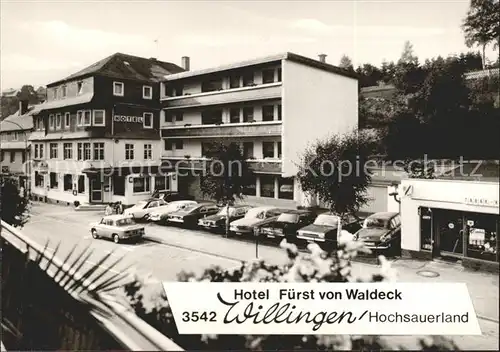 Willingen Sauerland Hotel Fuerst von Waldeck Kat. Willingen (Upland)