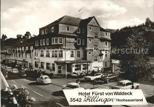 Willingen Sauerland Hotel Fuerst von Waldeck Kat. Willingen (Upland)