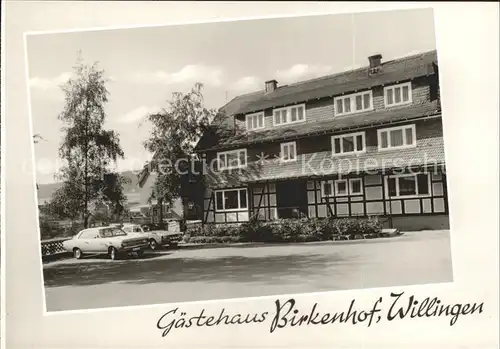 Willingen Sauerland Gaestehaus Birkenhof Kat. Willingen (Upland)