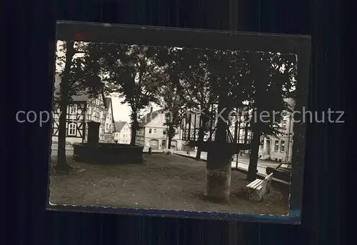 Korbach Marktplatz mit Pranger Kat. Korbach