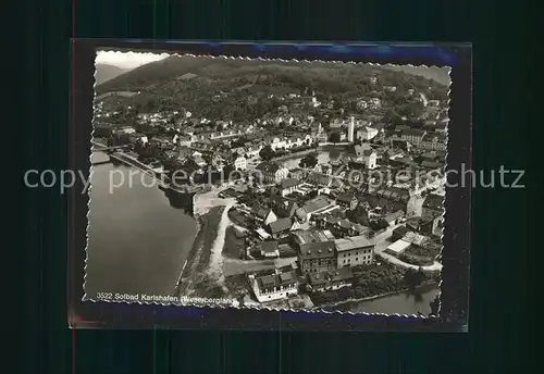 Karlshafen Bad Fliegeraufnahme Kat. Bad Karlshafen