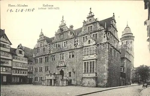 Hannoversch Muenden Rathaus Kat. Hann. Muenden