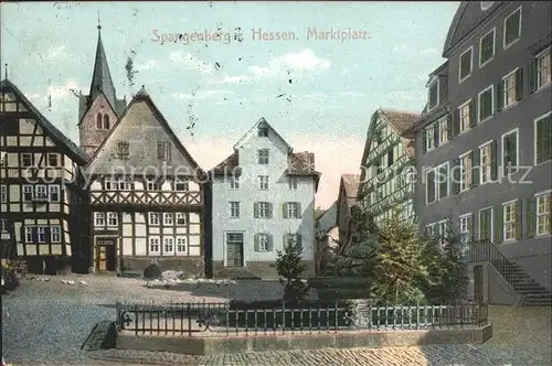 Spangenberg Hessen Marktplatz Kat. Spangenberg