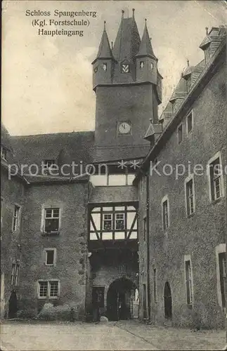 Spangenberg Hessen Koenigliche Forstschule Haupteingang Kat. Spangenberg