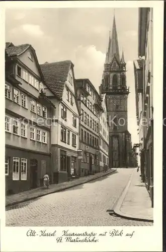 Kassel Kasernenstrasse Sankt Martinskirche Kat. Kassel