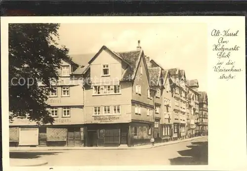 Kassel Holzmarkt Waisenhausstrasse Kat. Kassel