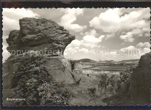 Ippinghausen Rauensteine Felsen Naturpark Habichtswald Landschaft Kat. Wolfhagen