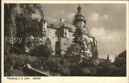 Marburg Lahn Schloss Kat. Marburg