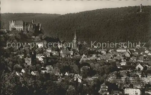 Marburg Lahn Altstadt Kirche Schloss Kat. Marburg