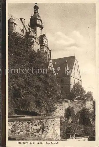 Marburg Lahn Schloss Kat. Marburg