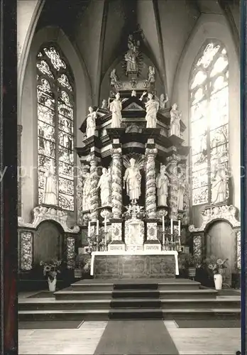 Oelinghausen Inneres der Kirche Kat. Arnsberg