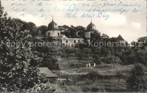 Sababurg Schloss Reinhardswald Bahnpost Kat. Hofgeismar