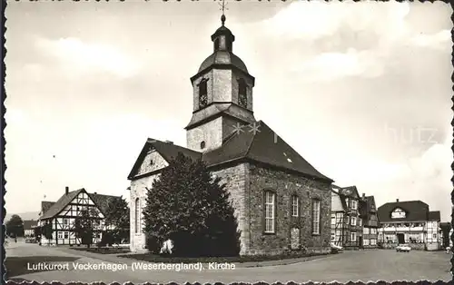 Veckerhagen Kirche Luftkurort Kat. Reinhardshagen