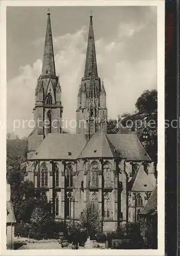 Marburg Lahn Elisabethkirche aus Werk von Dr Meyer Barkhausen Kat. Marburg