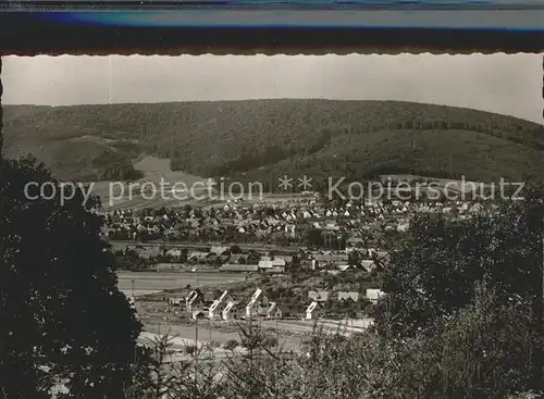 Veckerhagen Blick auf die Stadt Weserbergland Kat. Reinhardshagen