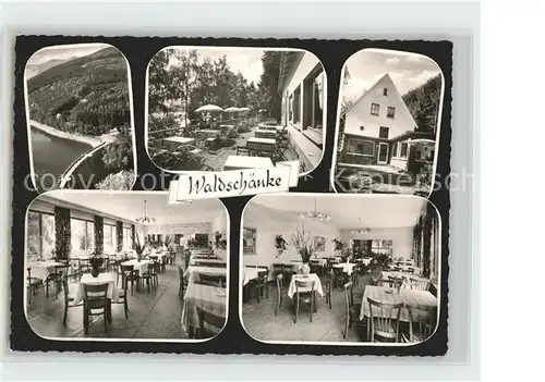 Diemelsee Gasthaus Restaurant Hotel Waldschaenke Kat. Diemelsee