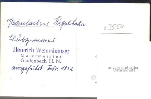 Gladenbach Gladenbacher Kegelbahn Clubzimmer Kat. Gladenbach