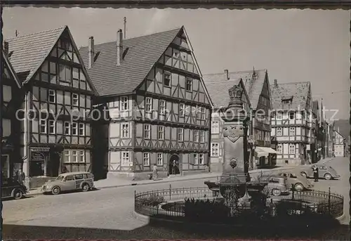 Hofgeismar Markt Brunnen Kat. Hofgeismar