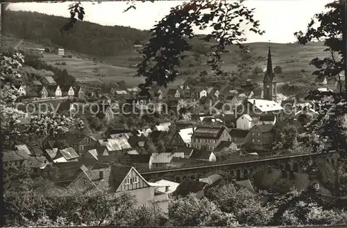 Hartenrod Gladenbach Ortsansicht mit Kirche Luftkurort Schelderwald Kat. Bad Endbach