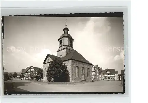 Veckerhagen Kirche und Brauhaus Kat. Reinhardshagen