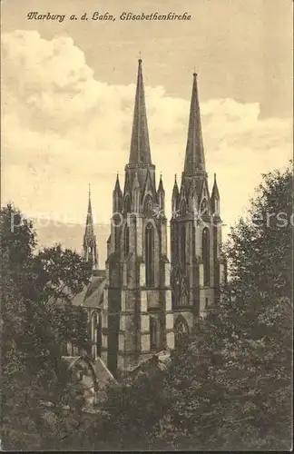 Marburg Lahn Elisabethenkirche Kat. Marburg