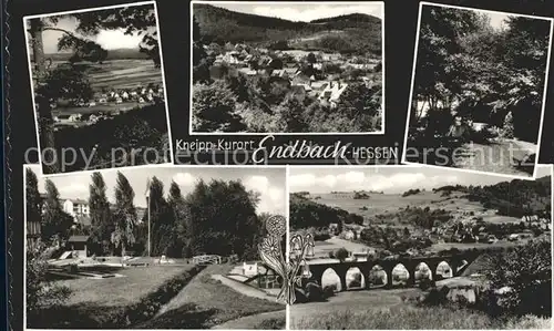 Bad Endbach Teilansichten Kneipp Kurort Viadukt Minigolf Kat. Bad Endbach