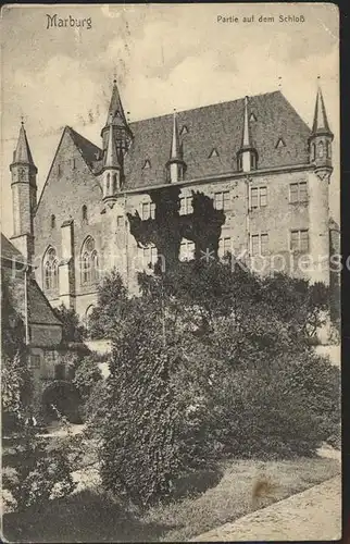 Marburg Lahn Partie auf dem Schloss Kat. Marburg