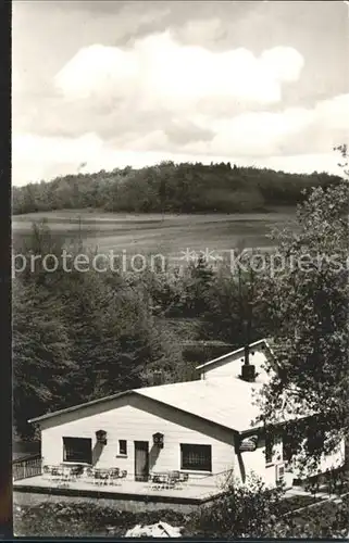 Wommelshausen Cafe Pension Gaststaette Zum Wildbachtal Luftkurort Kat. Bad Endbach