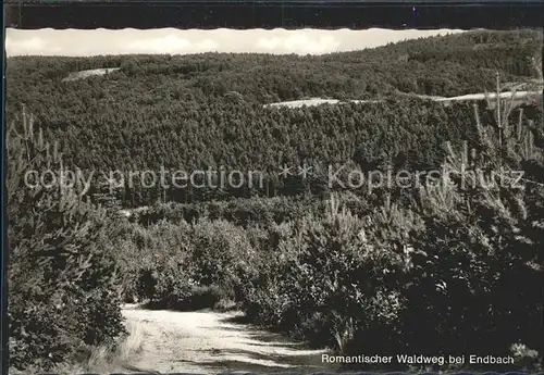 Bad Endbach Romantischer Waldweg Kneipp Kurort Kat. Bad Endbach