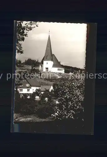 Wommelshausen im Salzboedetal Dorfkirche Kat. Bad Endbach