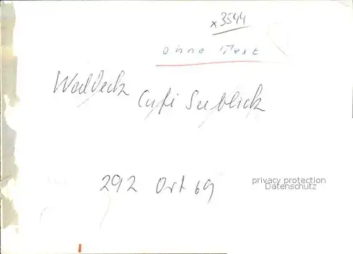 Waldeck Edersee Cafe Seeblick Kat. Edertal