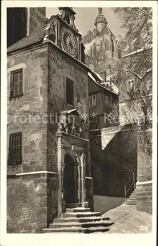 Marburg Lahn Lutherkirche mit Schloss Kat. Marburg