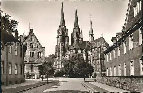 Marburg Lahn Elisabethkirche Ohrenklinik Kinderklinik Kat. Marburg