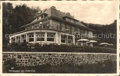 Affoldern Terrassen am Edersee Hotel Cafe Kat. Edertal