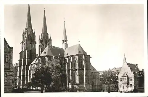 Marburg Lahn St Elisabethkirche von Osten Kat. Marburg