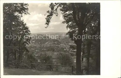 Marburg Lahn Panorama Blick vom Kaffee Restaurant Spiegelslust Kat. Marburg