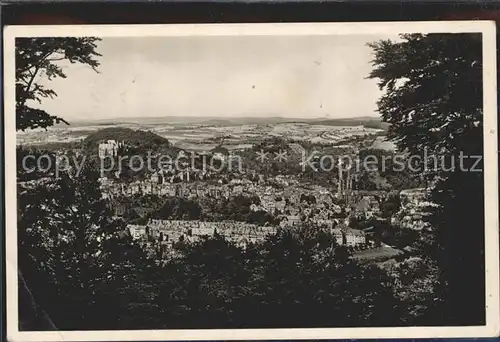 Marburg Lahn Panorama Blick von Spiegelslust Kat. Marburg