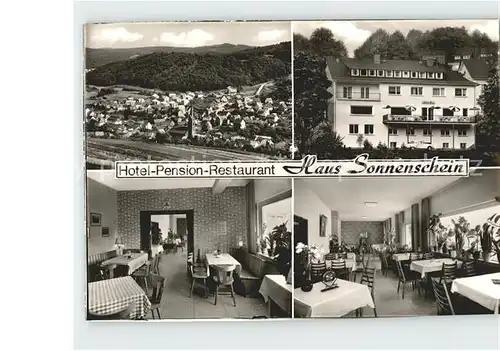 Hartenrod Gladenbach Hotel Pension Restaurant Haus Sonnenschein Luftkurort Kat. Bad Endbach