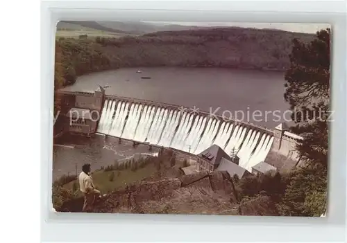 Edersee Sperrmauer Edertalsperre Kat. Edertal