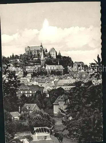 Marburg Lahn Altstadt Schloss Kat. Marburg